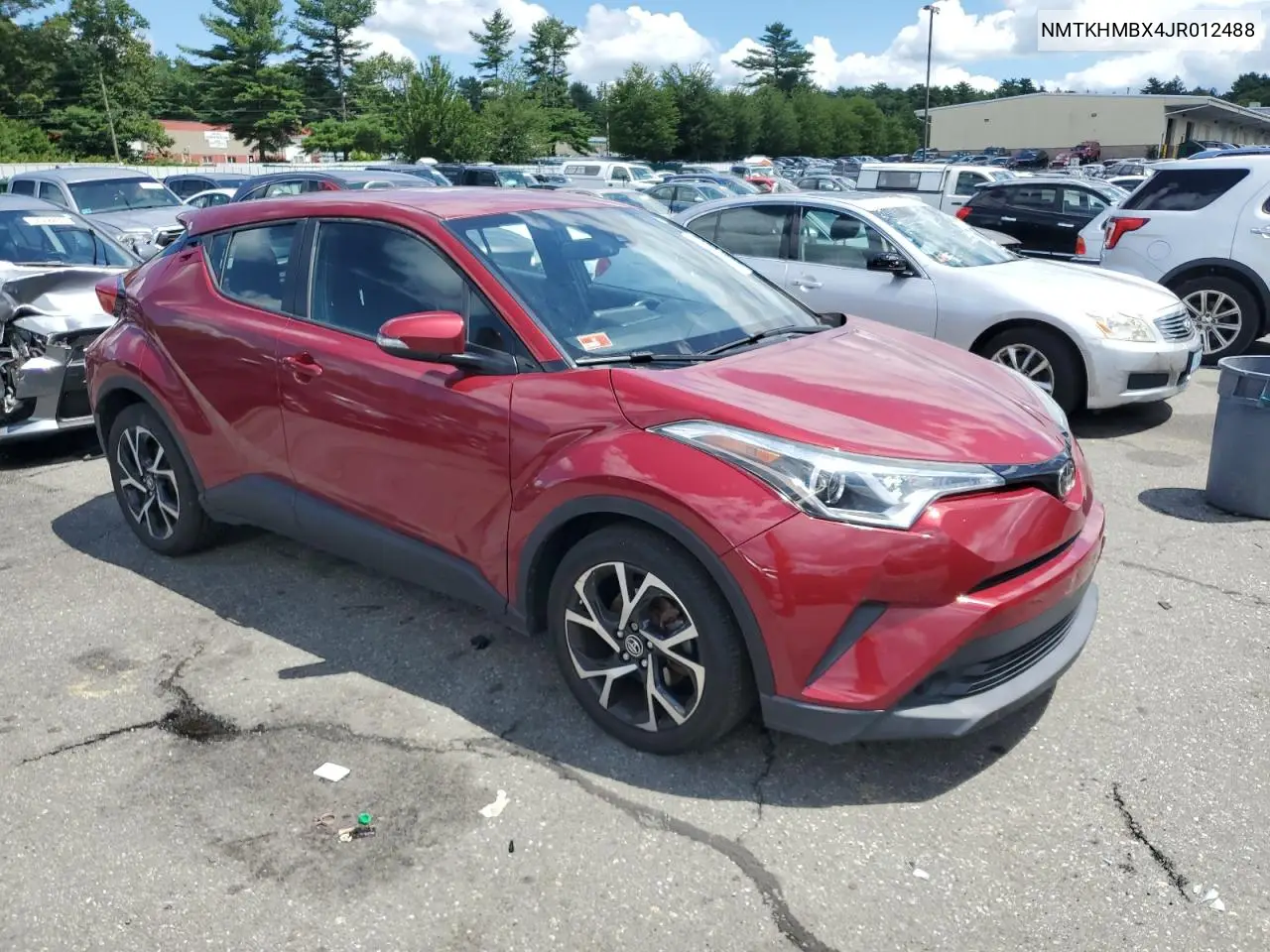 2018 Toyota C-Hr Xle VIN: NMTKHMBX4JR012488 Lot: 64209825