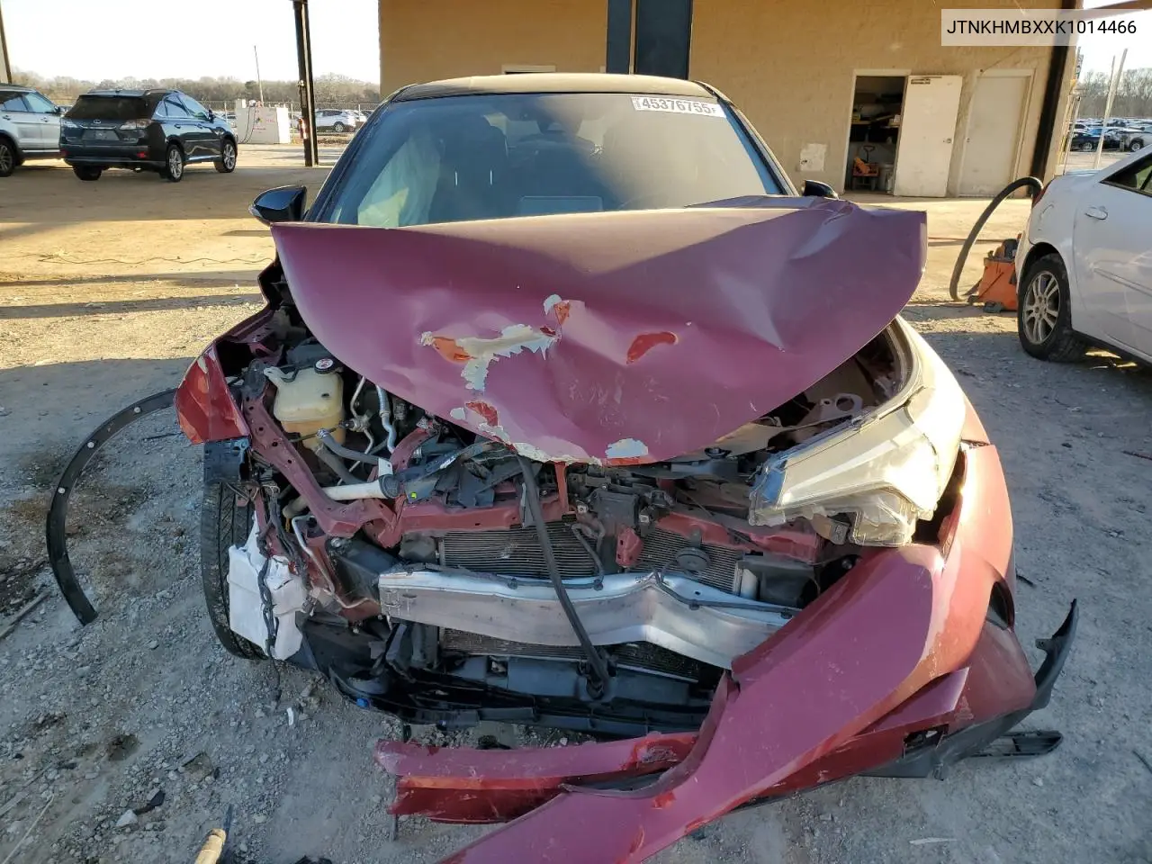 2019 Toyota C-Hr Xle VIN: JTNKHMBXXK1014466 Lot: 45376755