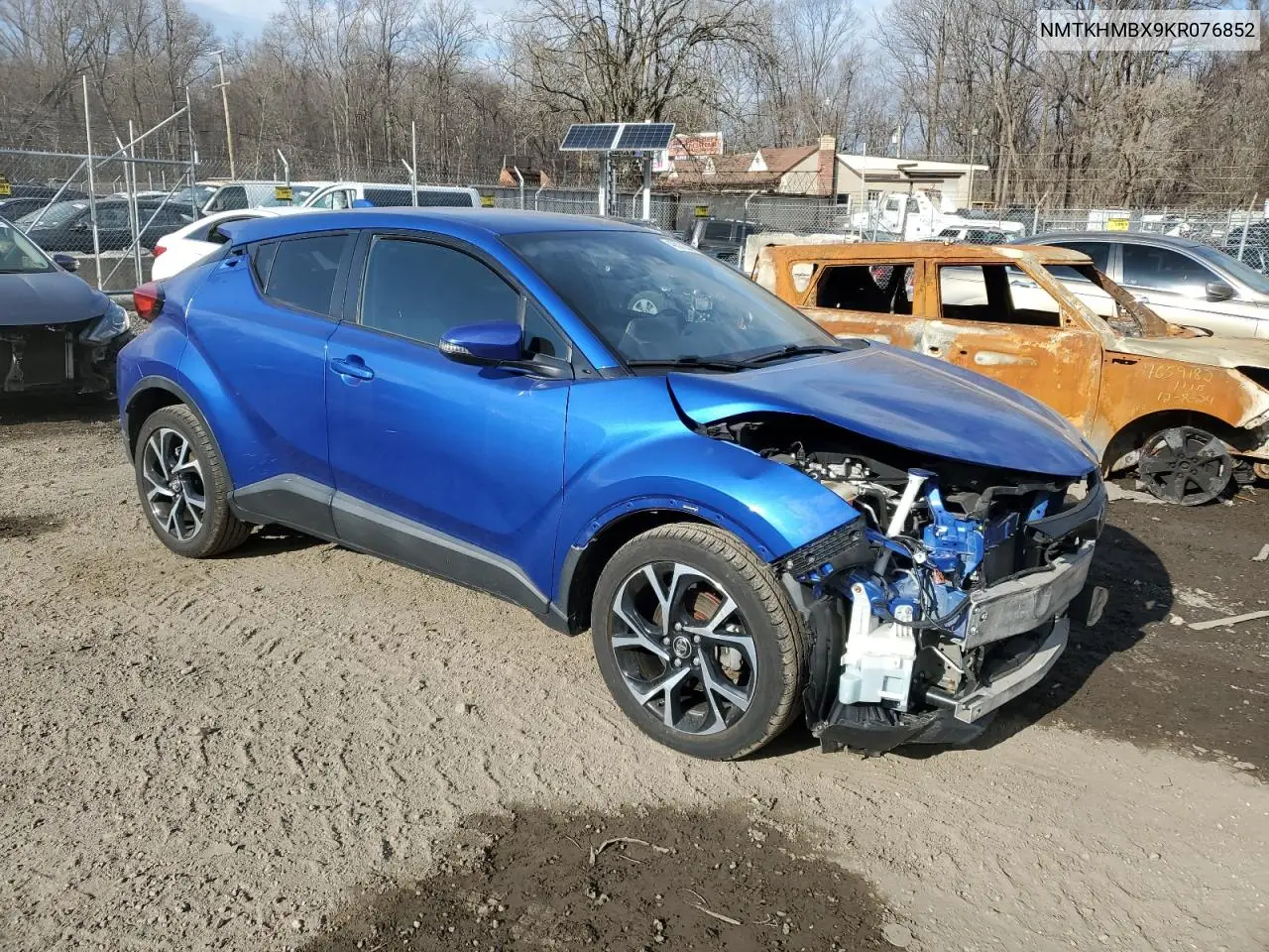 2019 Toyota C-Hr Xle VIN: NMTKHMBX9KR076852 Lot: 46572335