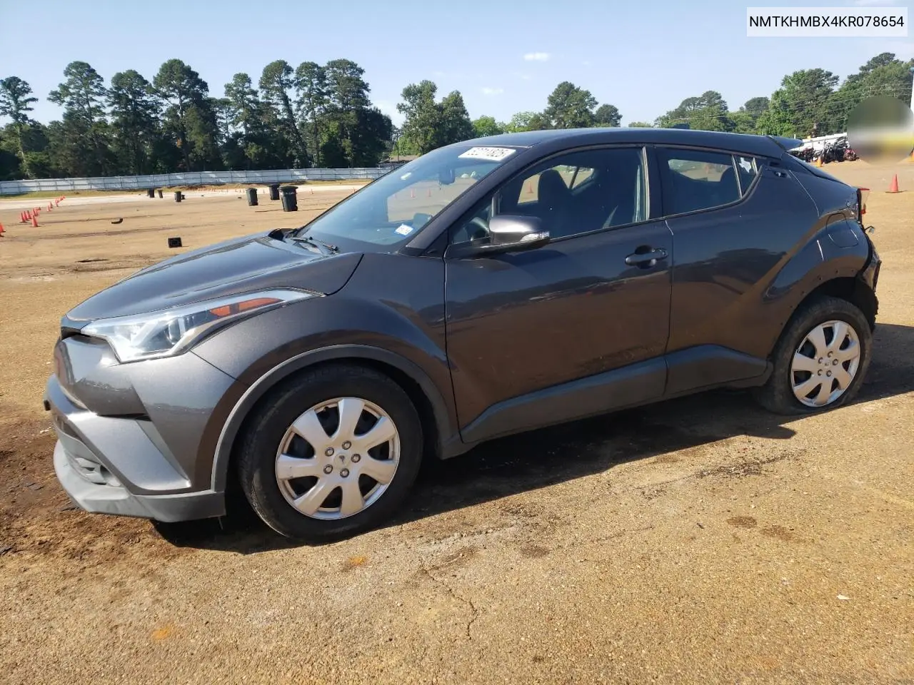 2019 Toyota C-Hr Xle VIN: NMTKHMBX4KR078654 Lot: 52211825
