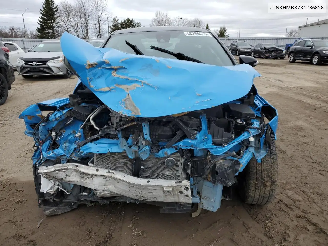2019 Toyota C-Hr Xle VIN: JTNKHMBX7K1036828 Lot: 52769035