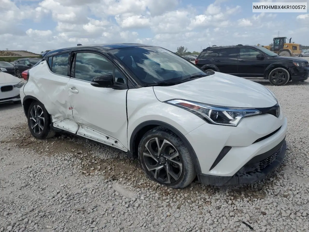 2019 Toyota C-Hr Xle VIN: NMTKHMBX4KR100572 Lot: 54371845