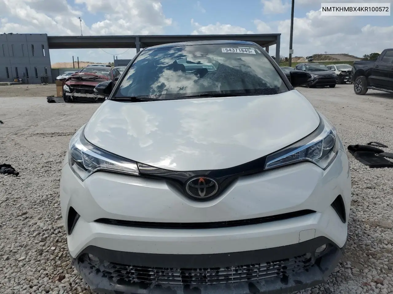 2019 Toyota C-Hr Xle VIN: NMTKHMBX4KR100572 Lot: 54371845