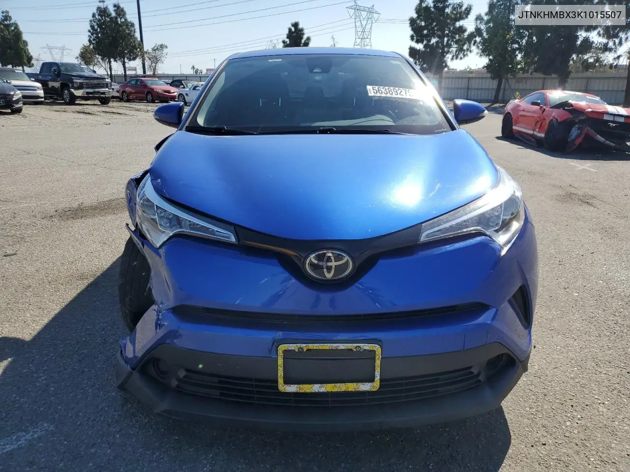 2019 Toyota C-Hr Xle VIN: JTNKHMBX3K1015507 Lot: 56389275