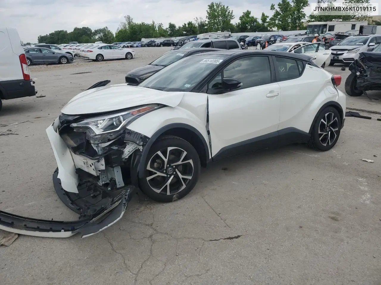 2019 Toyota C-Hr Xle VIN: JTNKHMBX6K1019115 Lot: 56510385