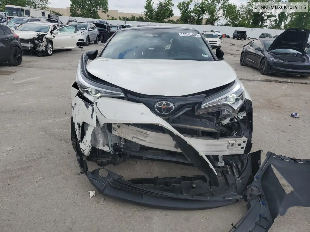 2019 Toyota C-Hr Xle VIN: JTNKHMBX6K1019115 Lot: 56510385