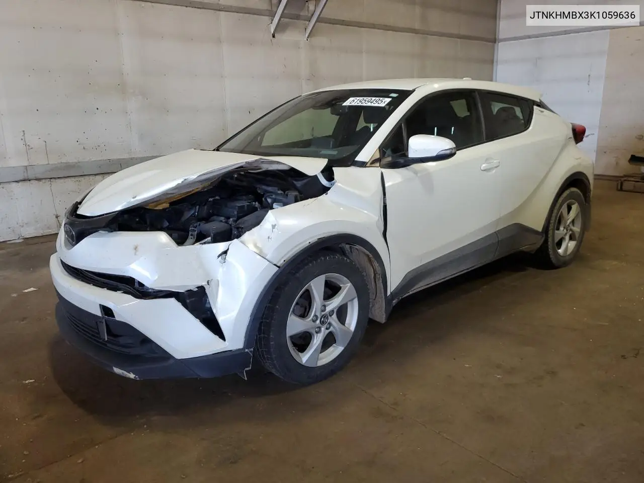 2019 Toyota C-Hr Xle VIN: JTNKHMBX3K1059636 Lot: 61959495