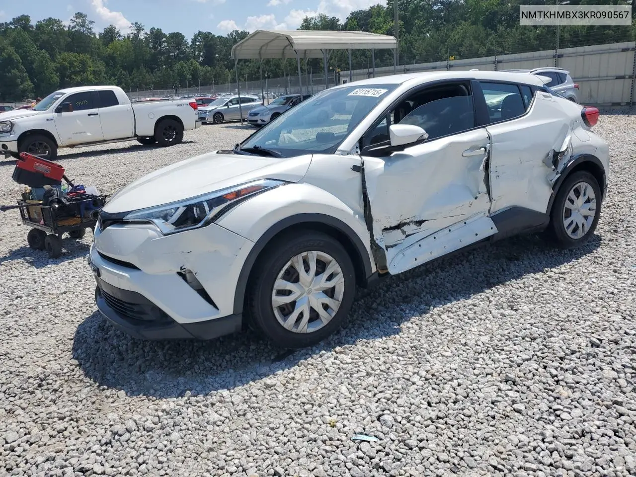2019 Toyota C-Hr Xle VIN: NMTKHMBX3KR090567 Lot: 62115715