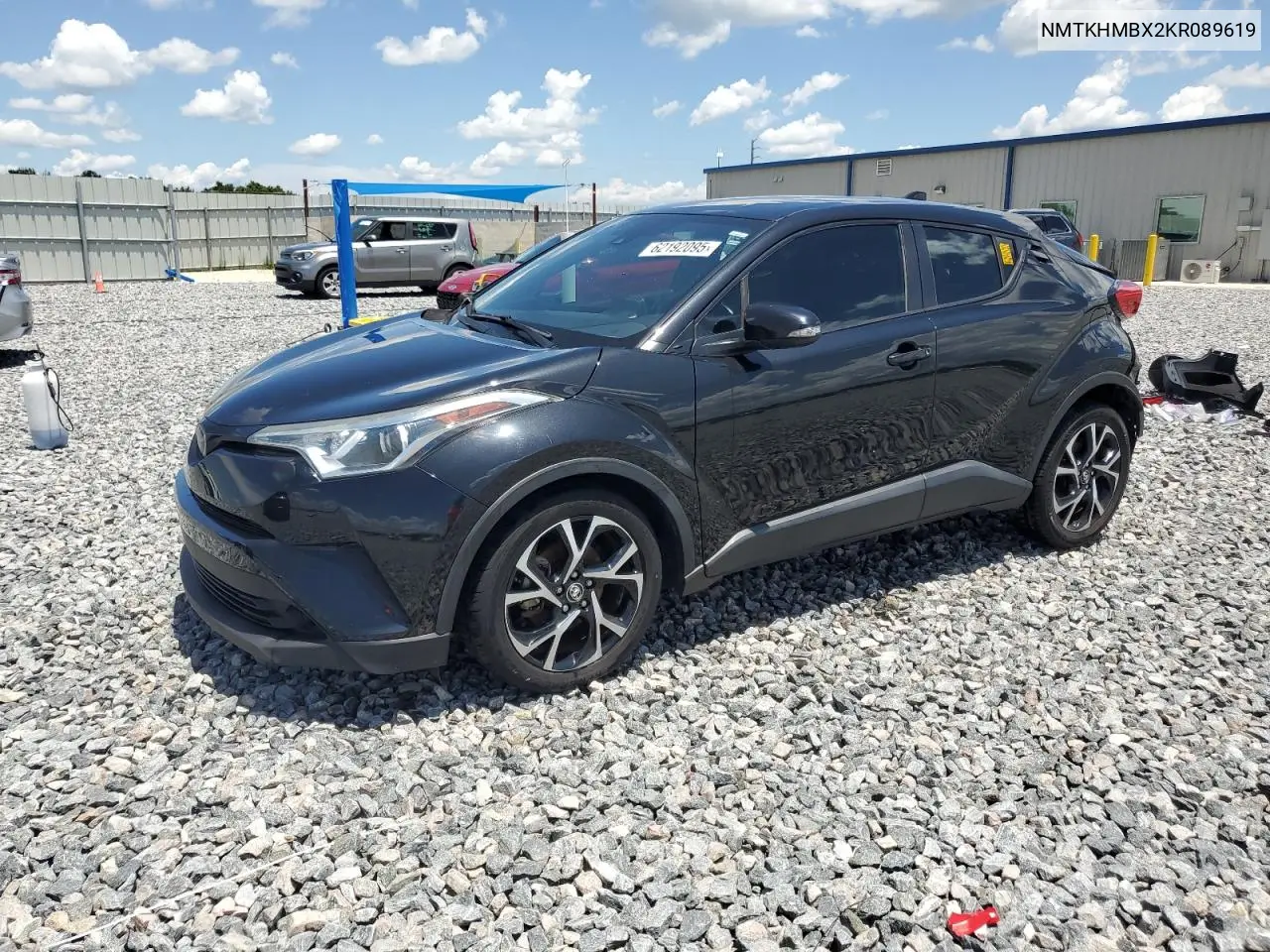 2019 Toyota C-Hr Xle VIN: NMTKHMBX2KR089619 Lot: 62192095