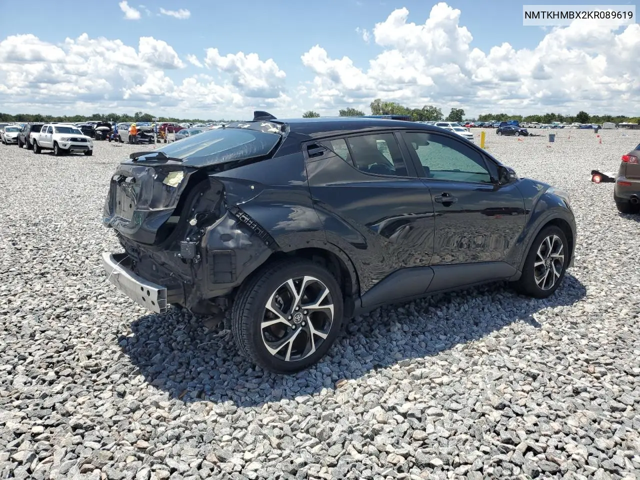 2019 Toyota C-Hr Xle VIN: NMTKHMBX2KR089619 Lot: 62192095
