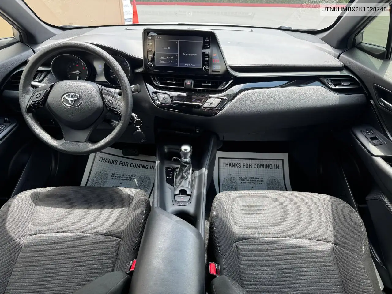 2019 Toyota C-Hr Xle VIN: JTNKHMBX2K1028748 Lot: 62222225