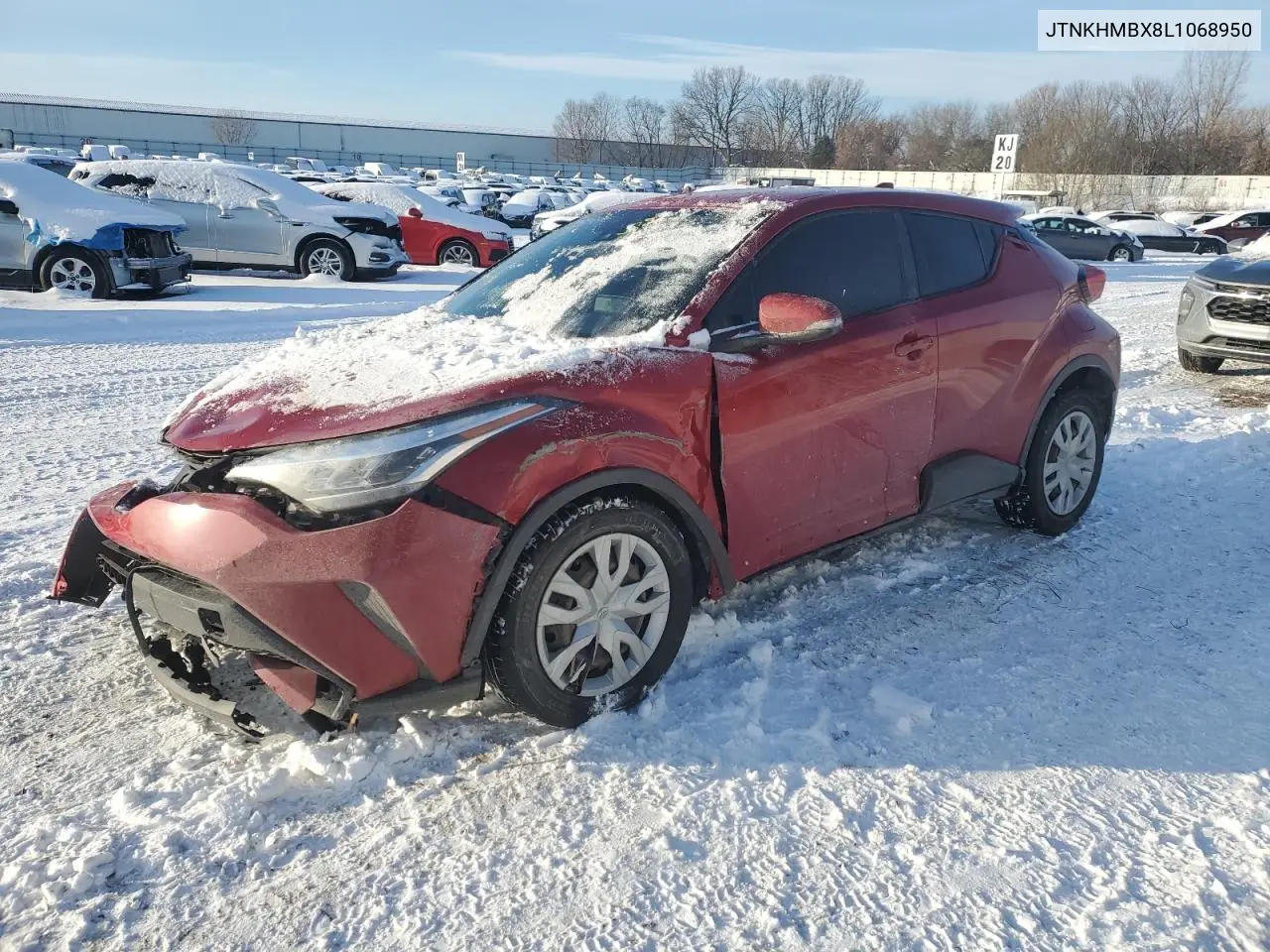 2020 Toyota C-Hr Xle VIN: JTNKHMBX8L1068950 Lot: 44682435