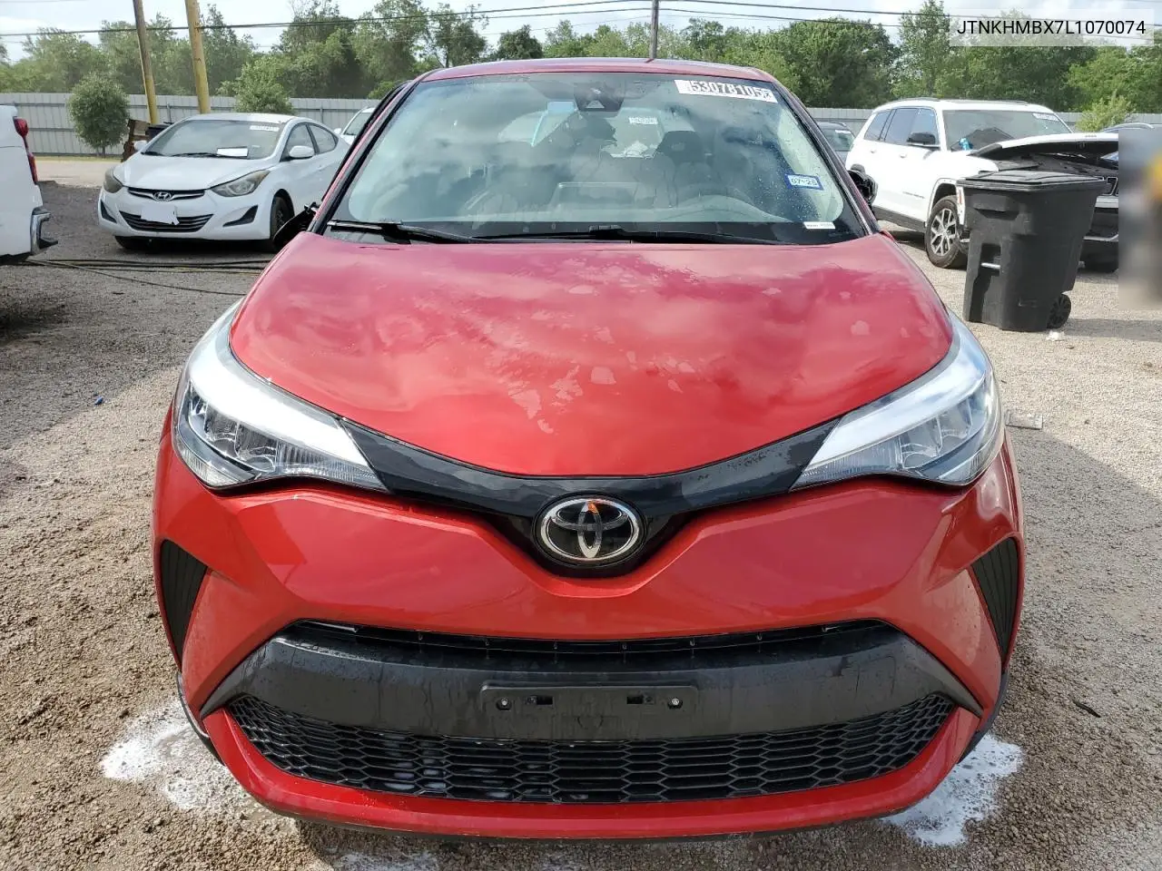 2020 Toyota C-Hr Xle VIN: JTNKHMBX7L1070074 Lot: 53078105