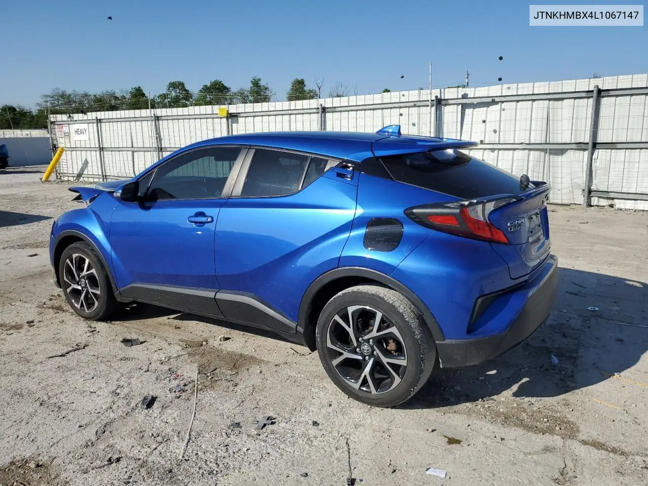 2020 Toyota C-Hr Xle VIN: JTNKHMBX4L1067147 Lot: 55979935