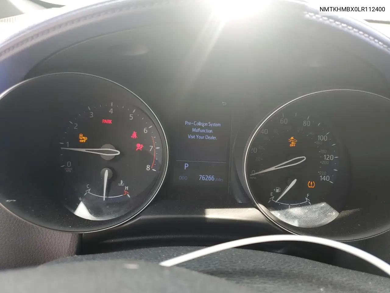 2020 Toyota C-Hr Xle VIN: NMTKHMBX0LR112400 Lot: 56395115