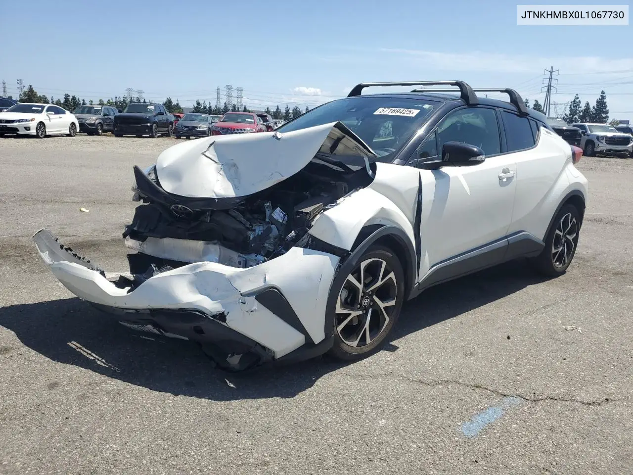 2020 Toyota C-Hr Xle VIN: JTNKHMBX0L1067730 Lot: 57169425