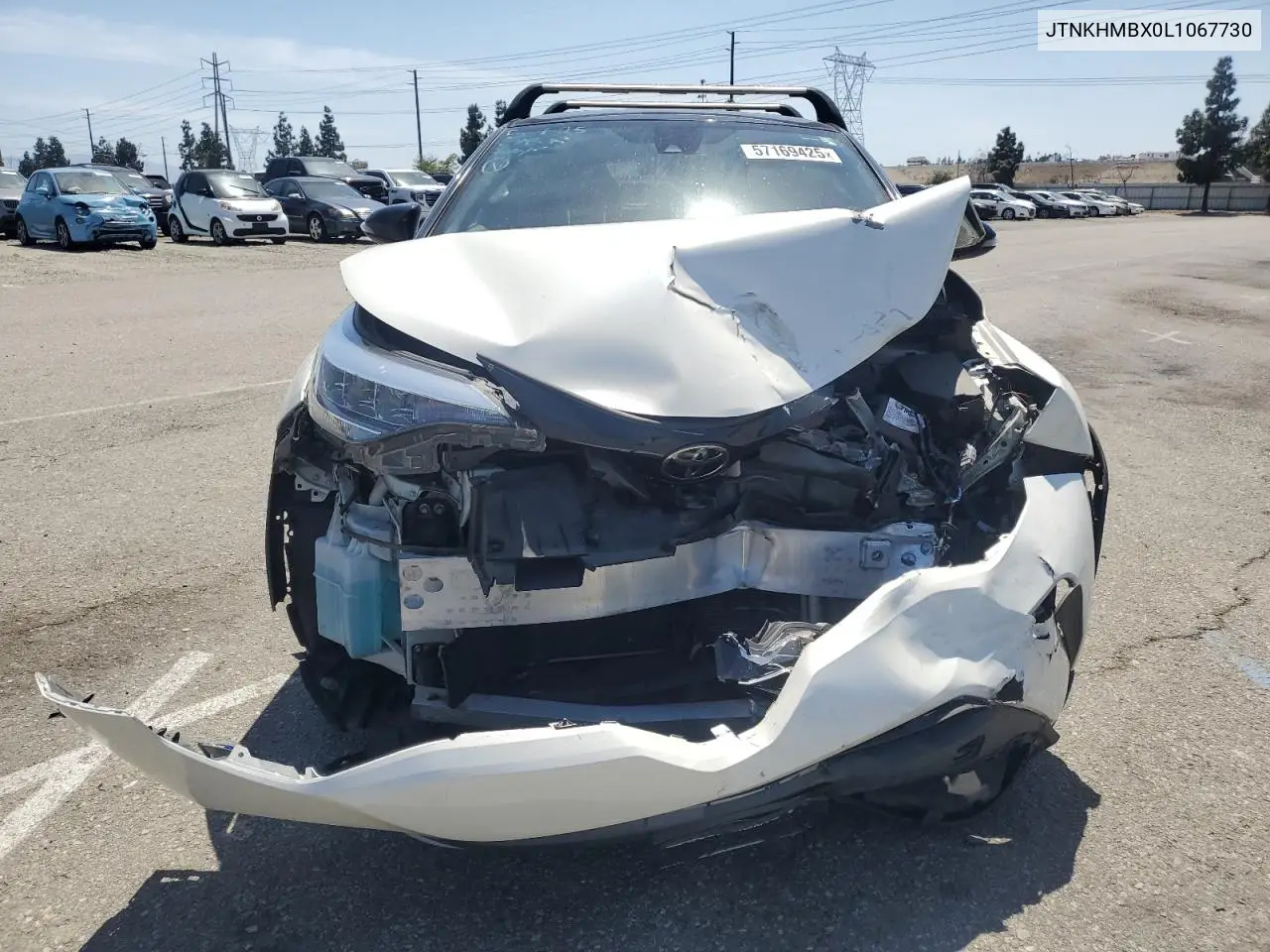 2020 Toyota C-Hr Xle VIN: JTNKHMBX0L1067730 Lot: 57169425
