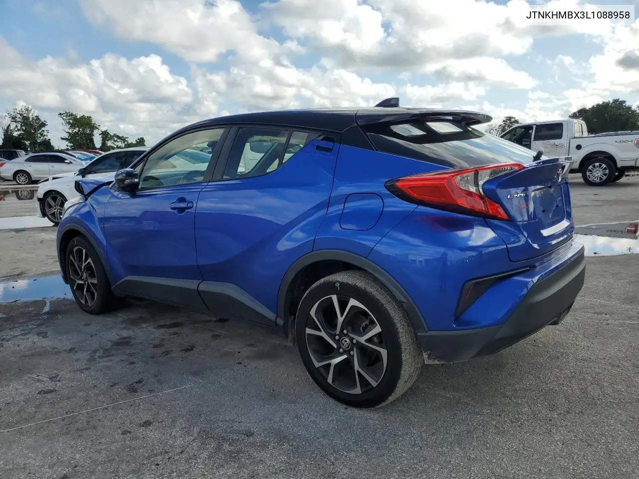 2020 Toyota C-Hr Xle VIN: JTNKHMBX3L1088958 Lot: 62077225