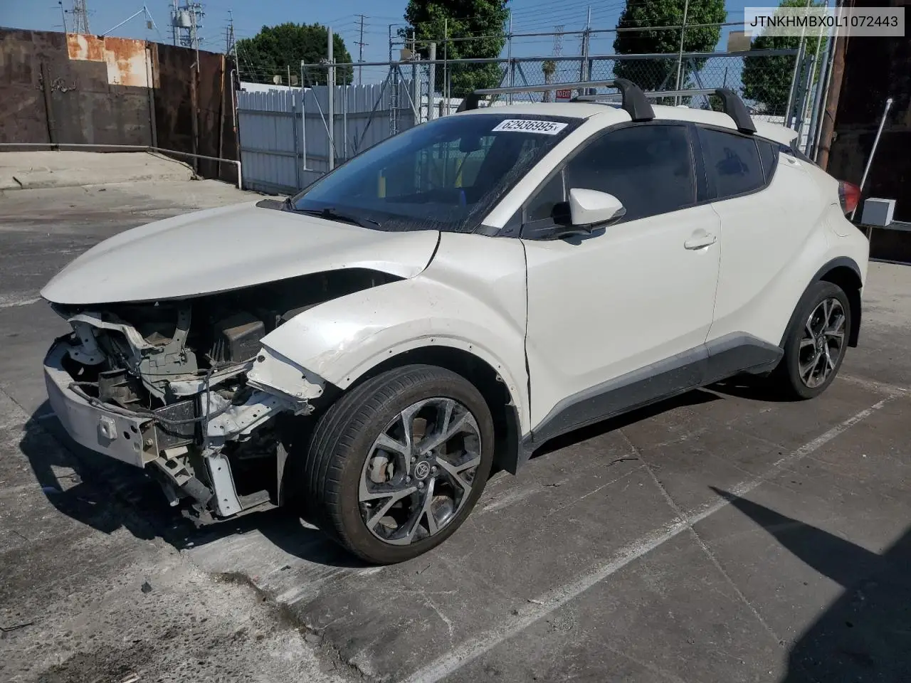 2020 Toyota C-Hr Xle VIN: JTNKHMBX0L1072443 Lot: 62936995