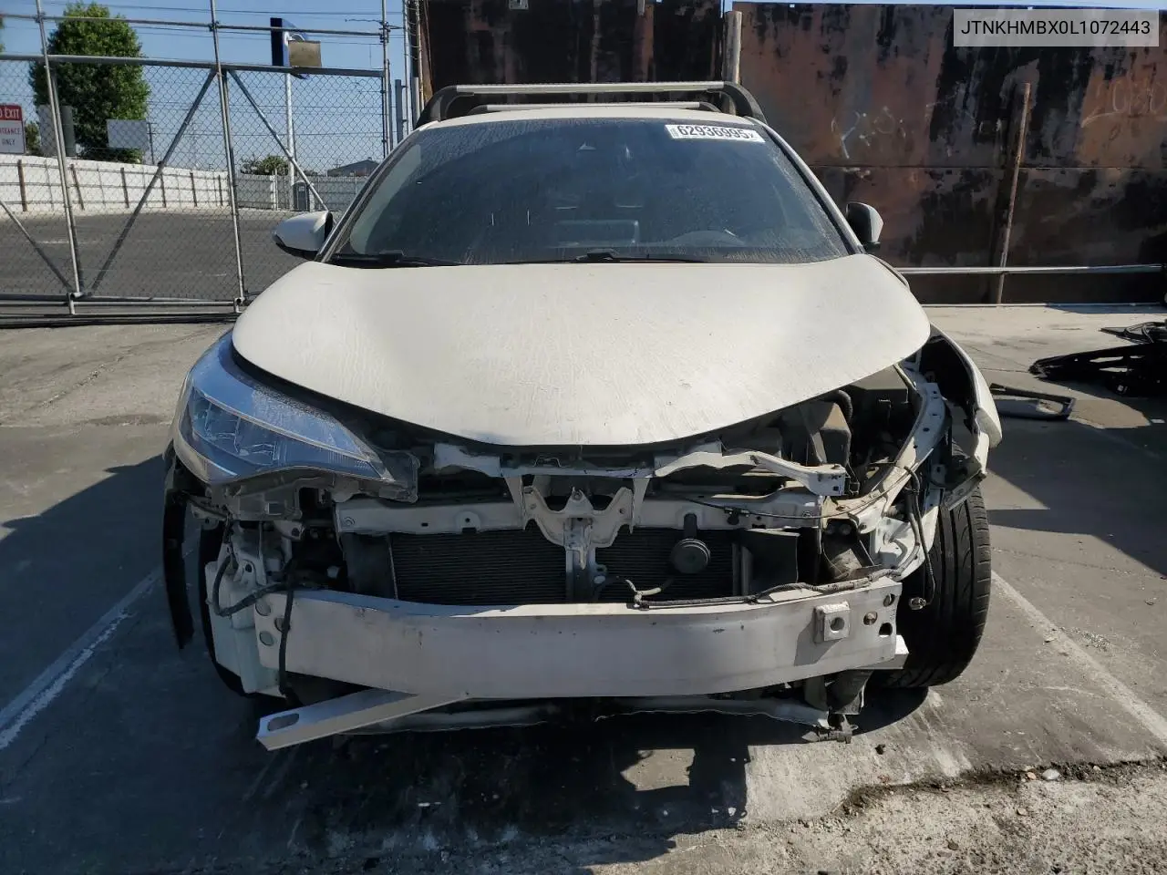 2020 Toyota C-Hr Xle VIN: JTNKHMBX0L1072443 Lot: 62936995
