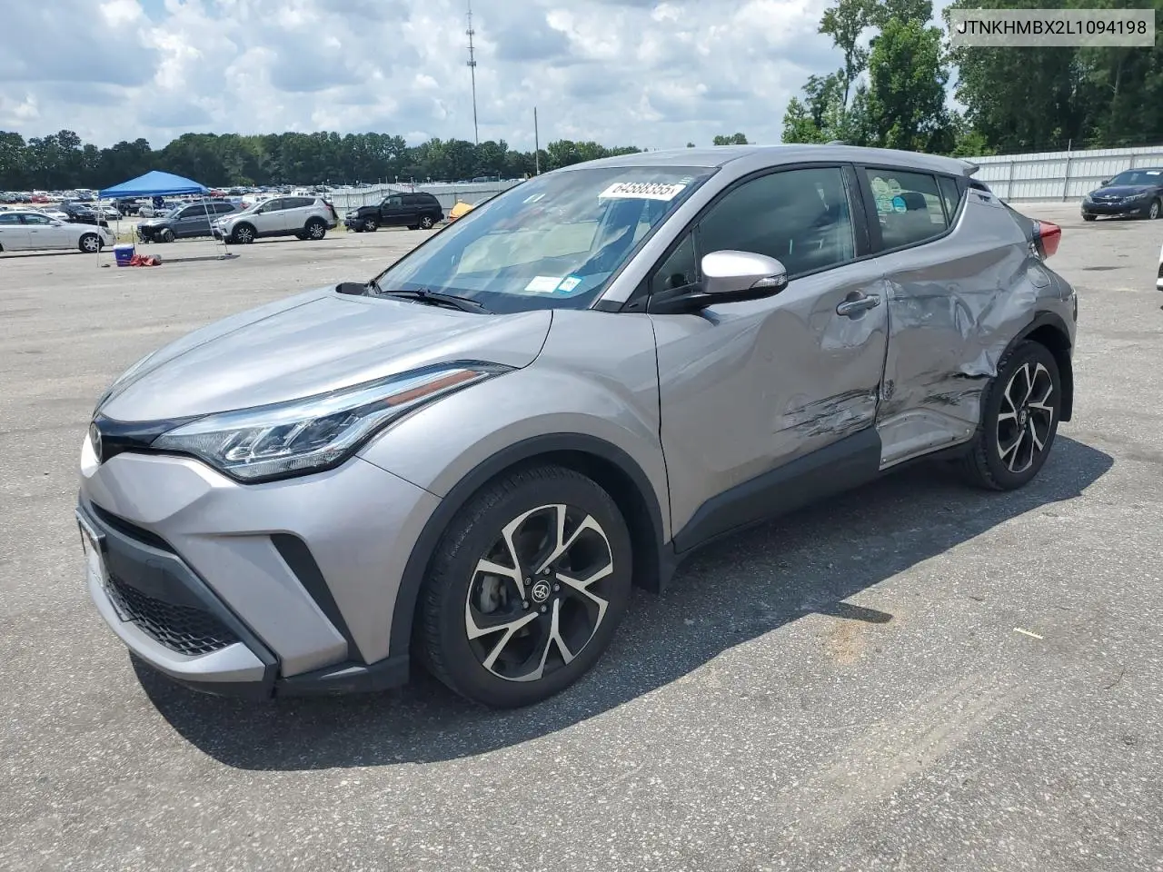 2020 Toyota C-Hr Xle VIN: JTNKHMBX2L1094198 Lot: 64588355