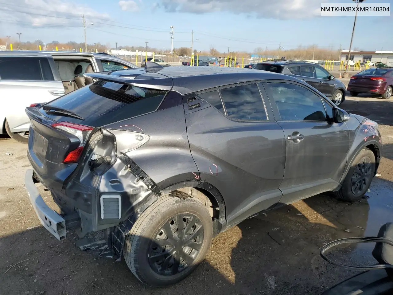 2021 Toyota C-Hr Xle VIN: NMTKHMBXXMR140304 Lot: 49779485