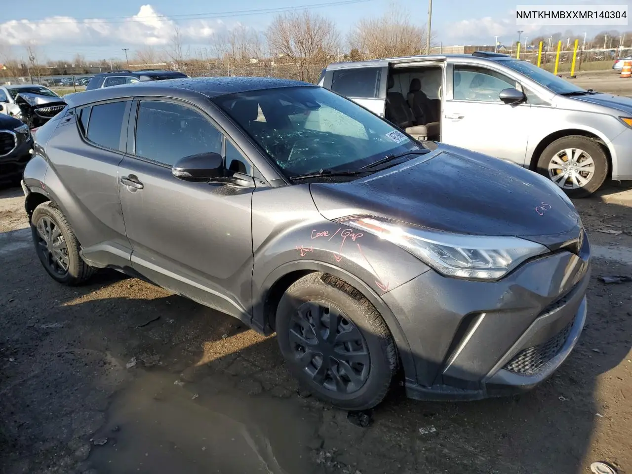 2021 Toyota C-Hr Xle VIN: NMTKHMBXXMR140304 Lot: 49779485