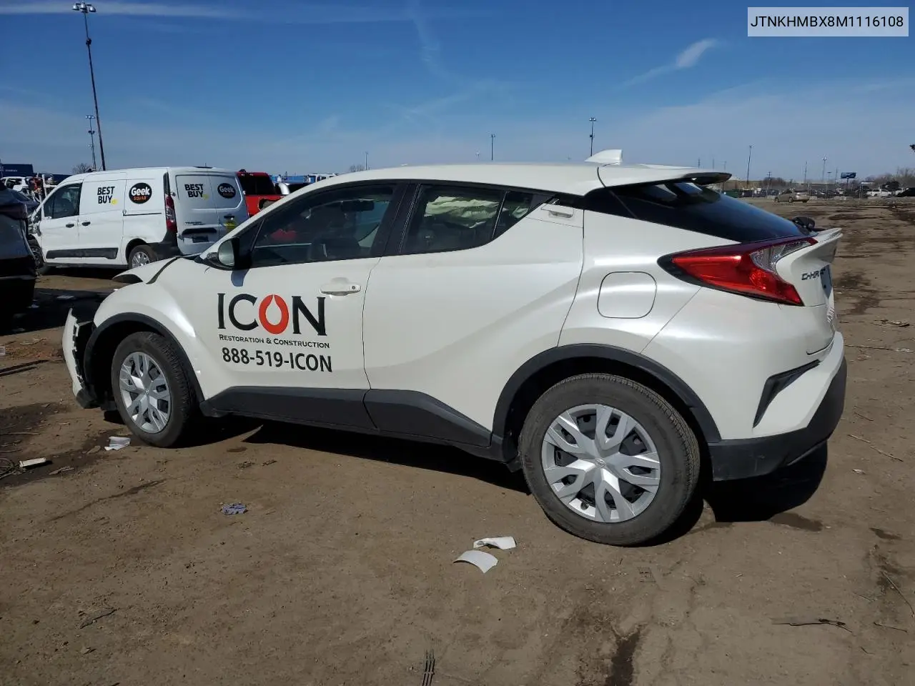 2021 Toyota C-Hr Xle VIN: JTNKHMBX8M1116108 Lot: 49998915