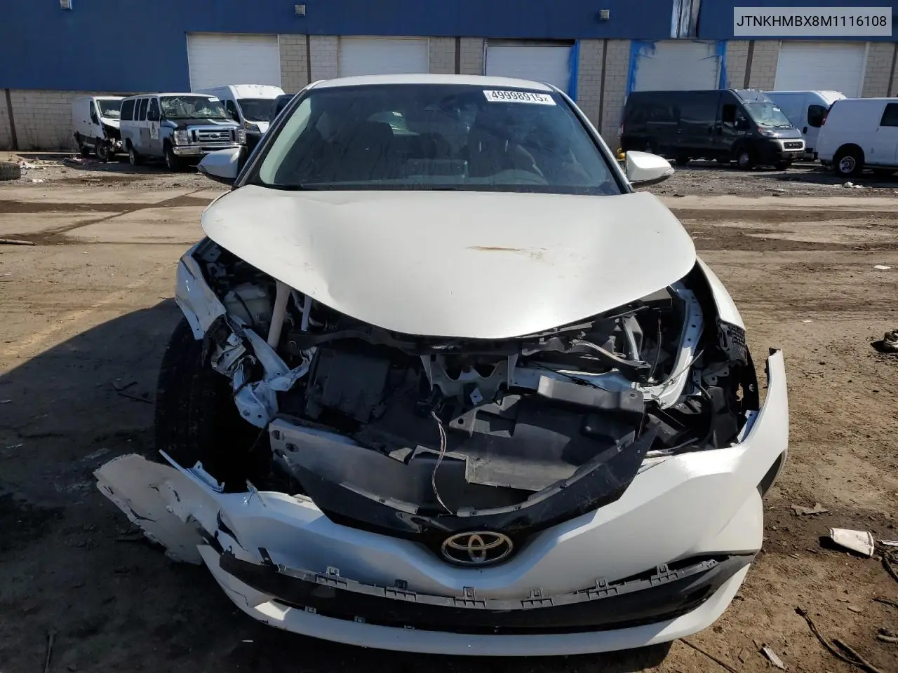 2021 Toyota C-Hr Xle VIN: JTNKHMBX8M1116108 Lot: 49998915