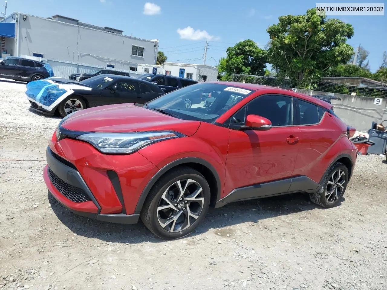2021 Toyota C-Hr Xle VIN: NMTKHMBX3MR120332 Lot: 56105275