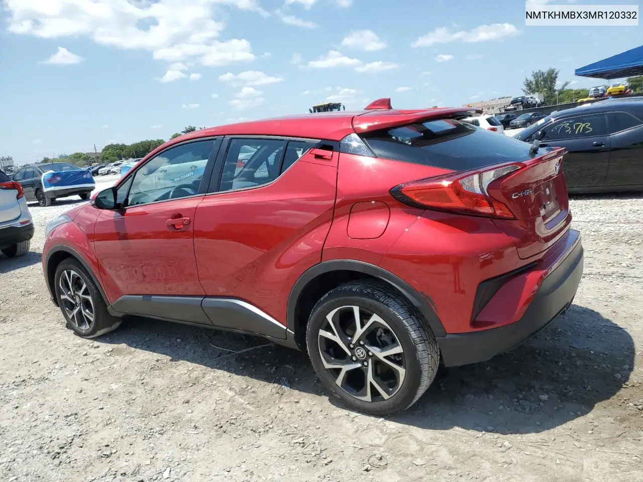 2021 Toyota C-Hr Xle VIN: NMTKHMBX3MR120332 Lot: 56105275