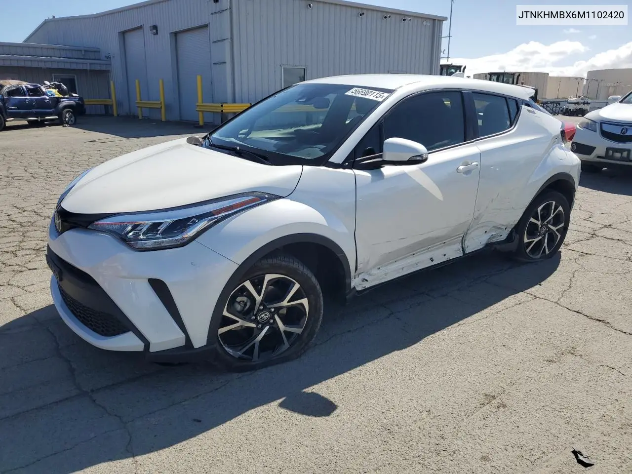 2021 Toyota C-Hr Xle VIN: JTNKHMBX6M1102420 Lot: 56690115