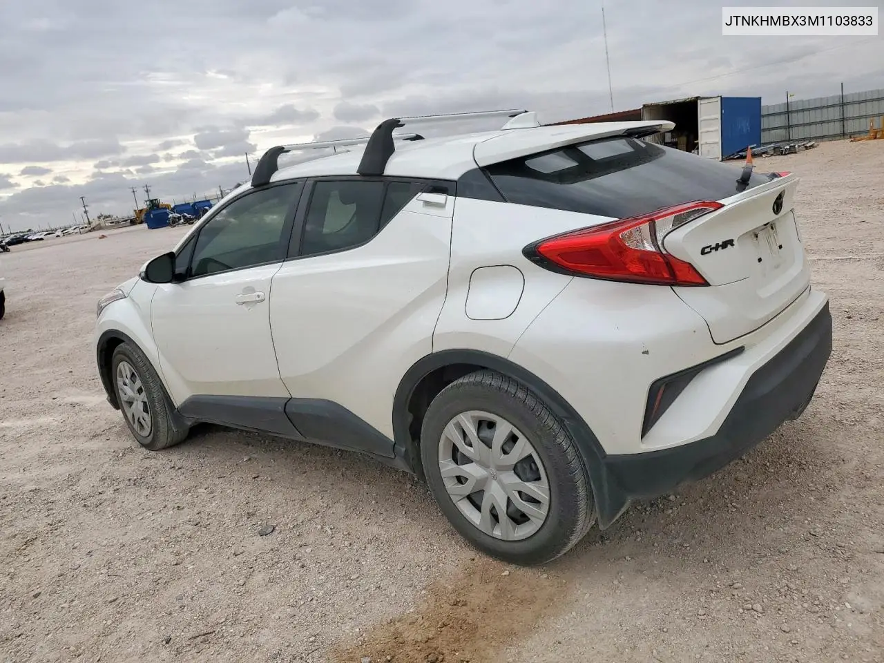 2021 Toyota C-Hr Xle VIN: JTNKHMBX3M1103833 Lot: 61987245