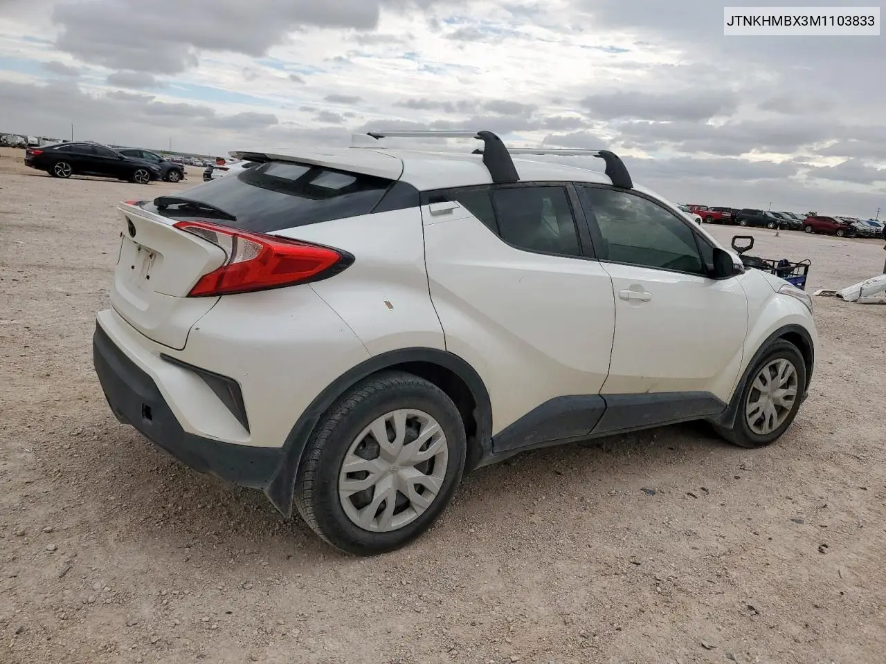 2021 Toyota C-Hr Xle VIN: JTNKHMBX3M1103833 Lot: 61987245