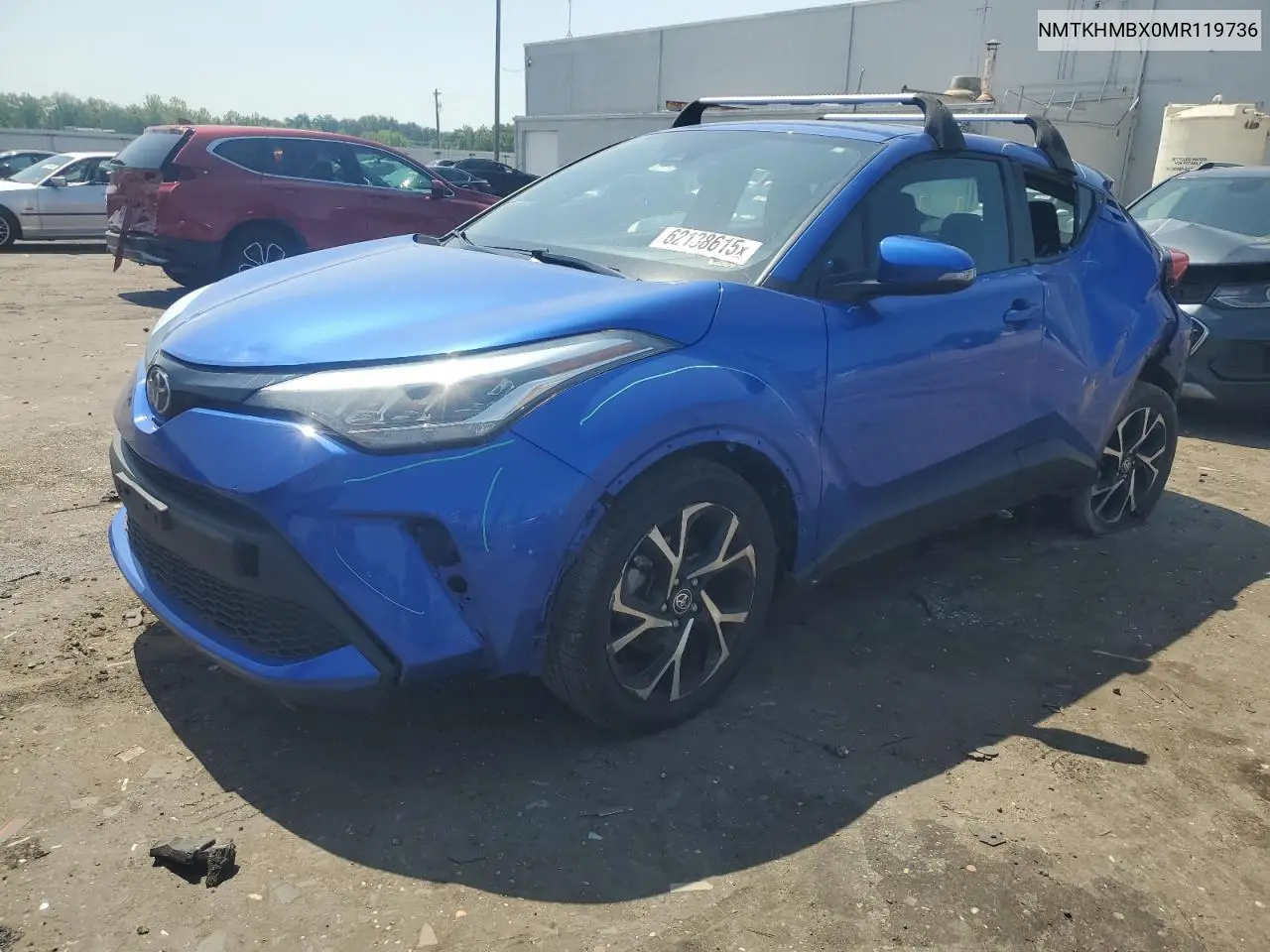 2021 Toyota C-Hr Xle VIN: NMTKHMBX0MR119736 Lot: 62138615
