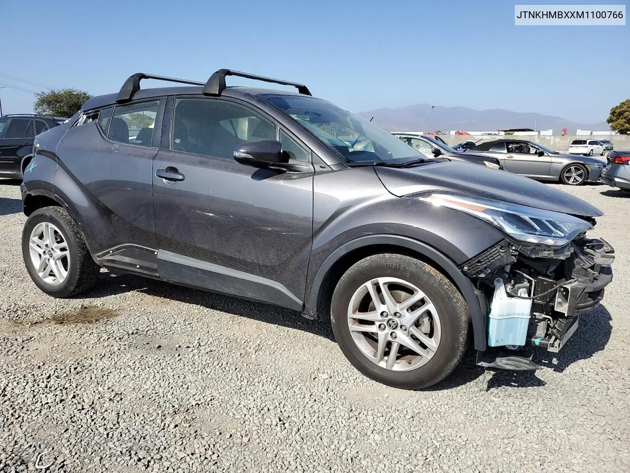 2021 Toyota C-Hr Xle VIN: JTNKHMBXXM1100766 Lot: 62159885