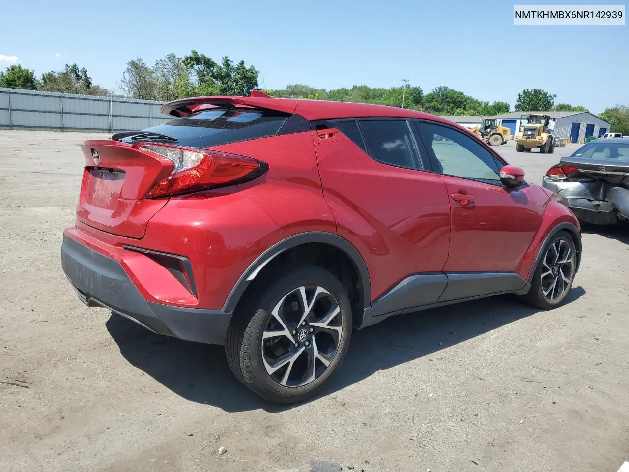 2022 Toyota C-Hr Xle VIN: NMTKHMBX6NR142939 Lot: 62138585