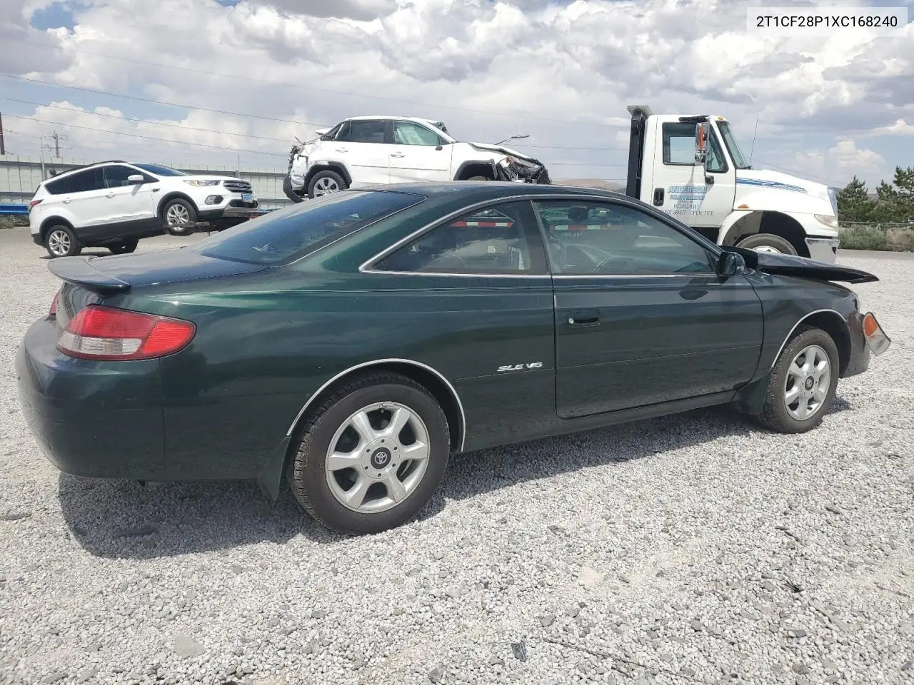 1999 Toyota Camry Solara Se VIN: 2T1CF28P1XC168240 Lot: 60092875