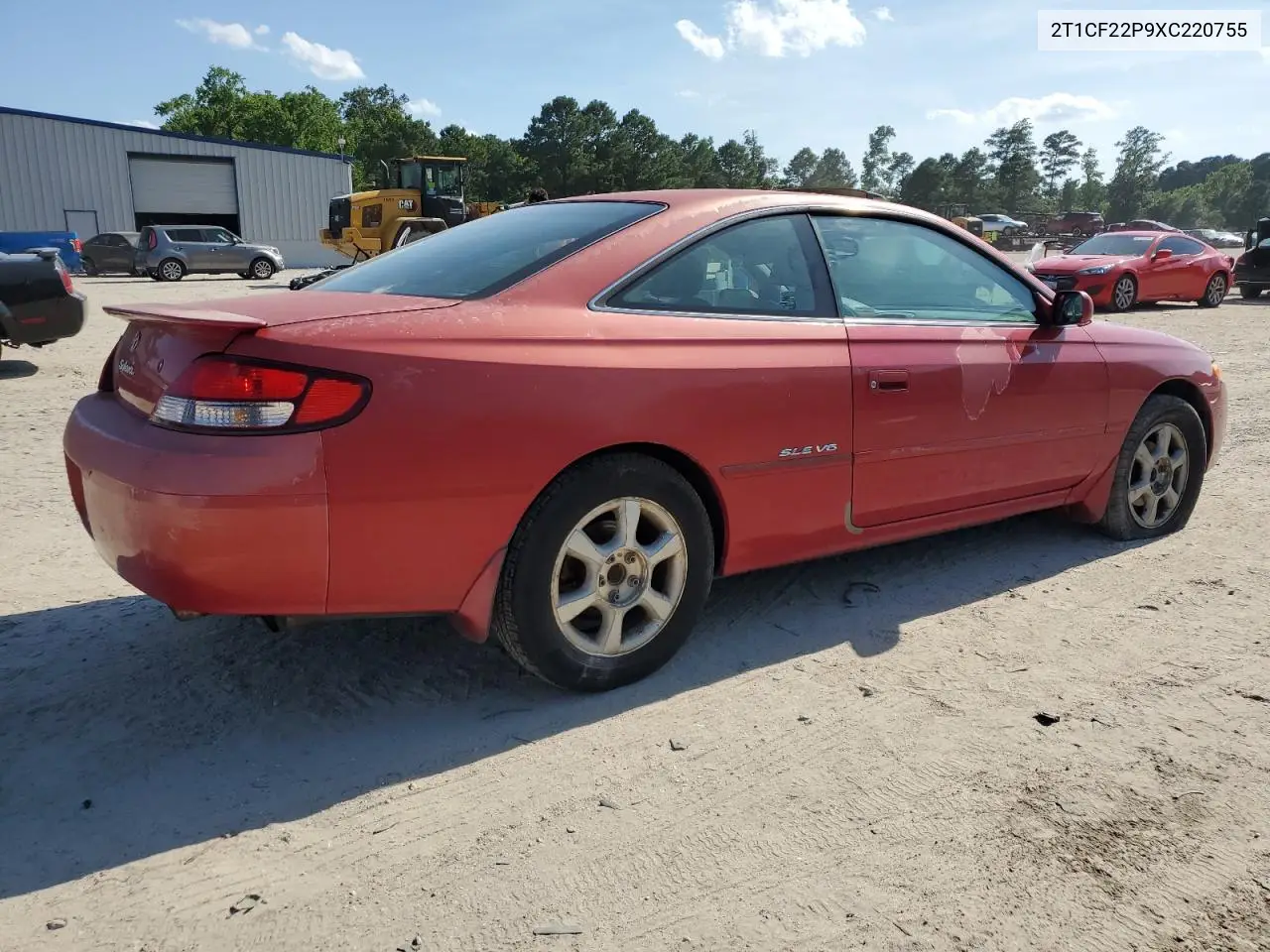 1999 Toyota Camry Solara Se VIN: 2T1CF22P9XC220755 Lot: 61856715