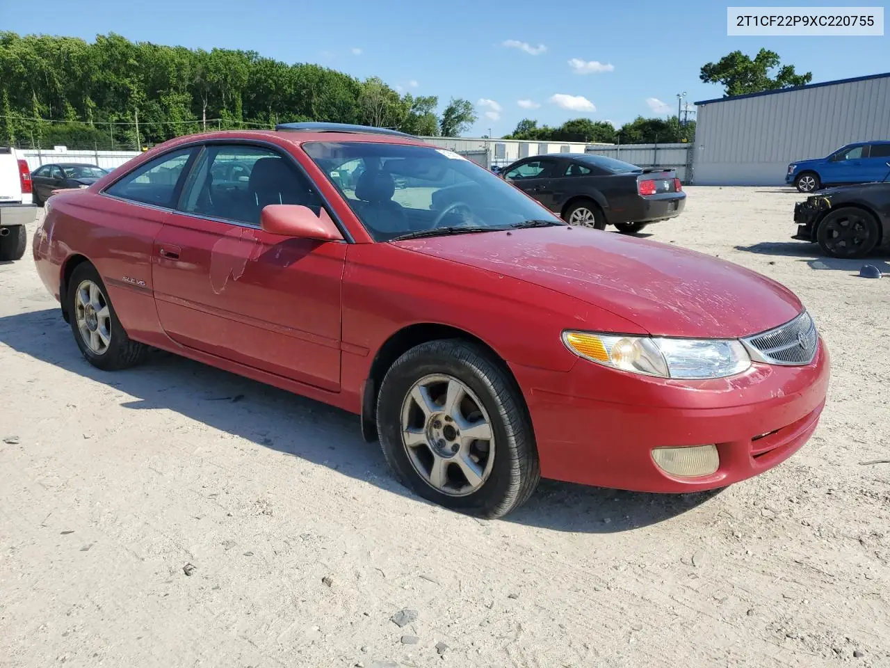 1999 Toyota Camry Solara Se VIN: 2T1CF22P9XC220755 Lot: 61856715