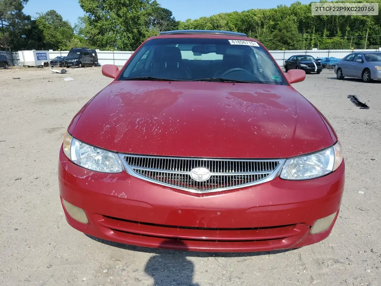1999 Toyota Camry Solara Se VIN: 2T1CF22P9XC220755 Lot: 61856715