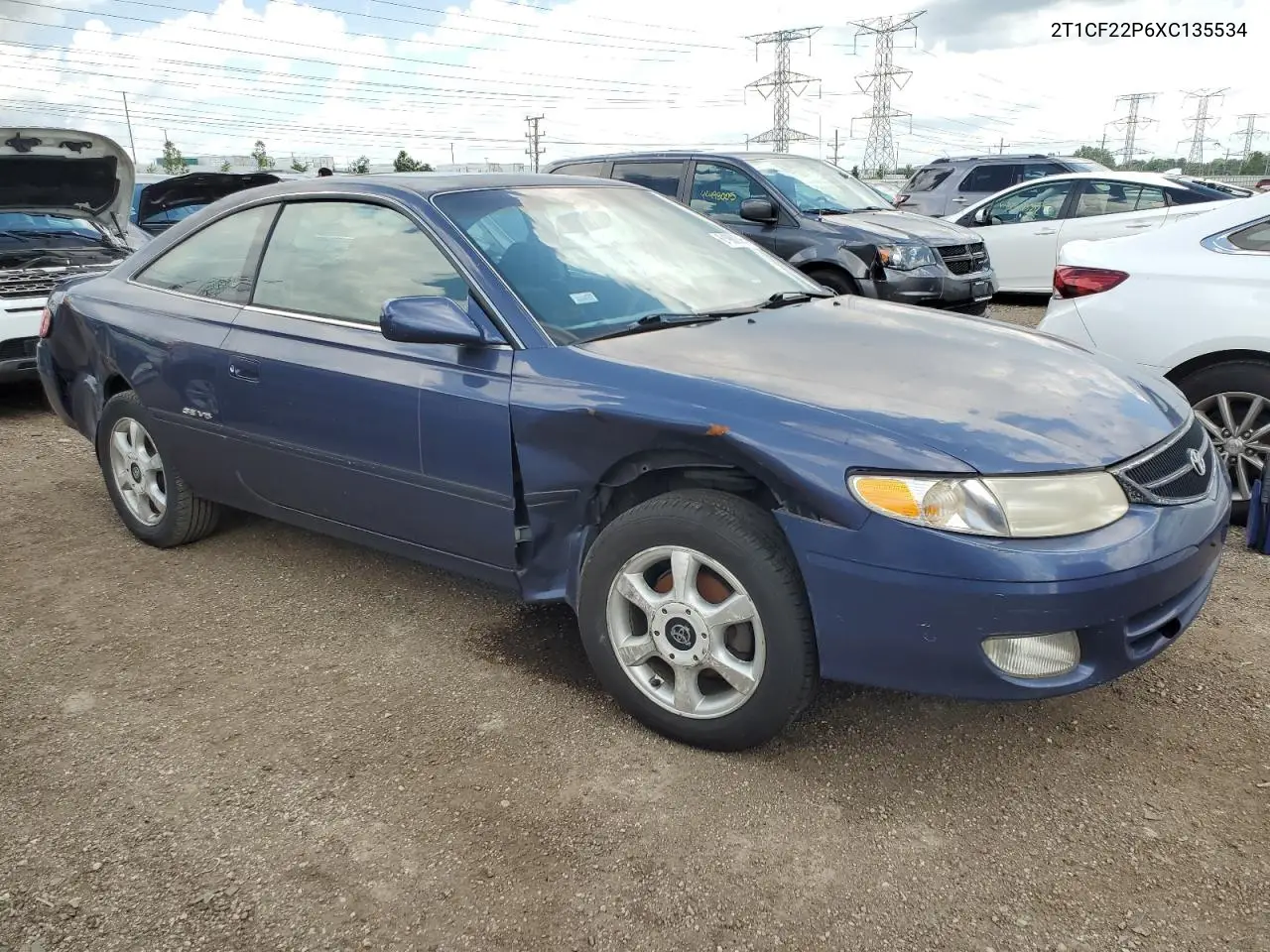 1999 Toyota Camry Solara Se VIN: 2T1CF22P6XC135534 Lot: 61900395