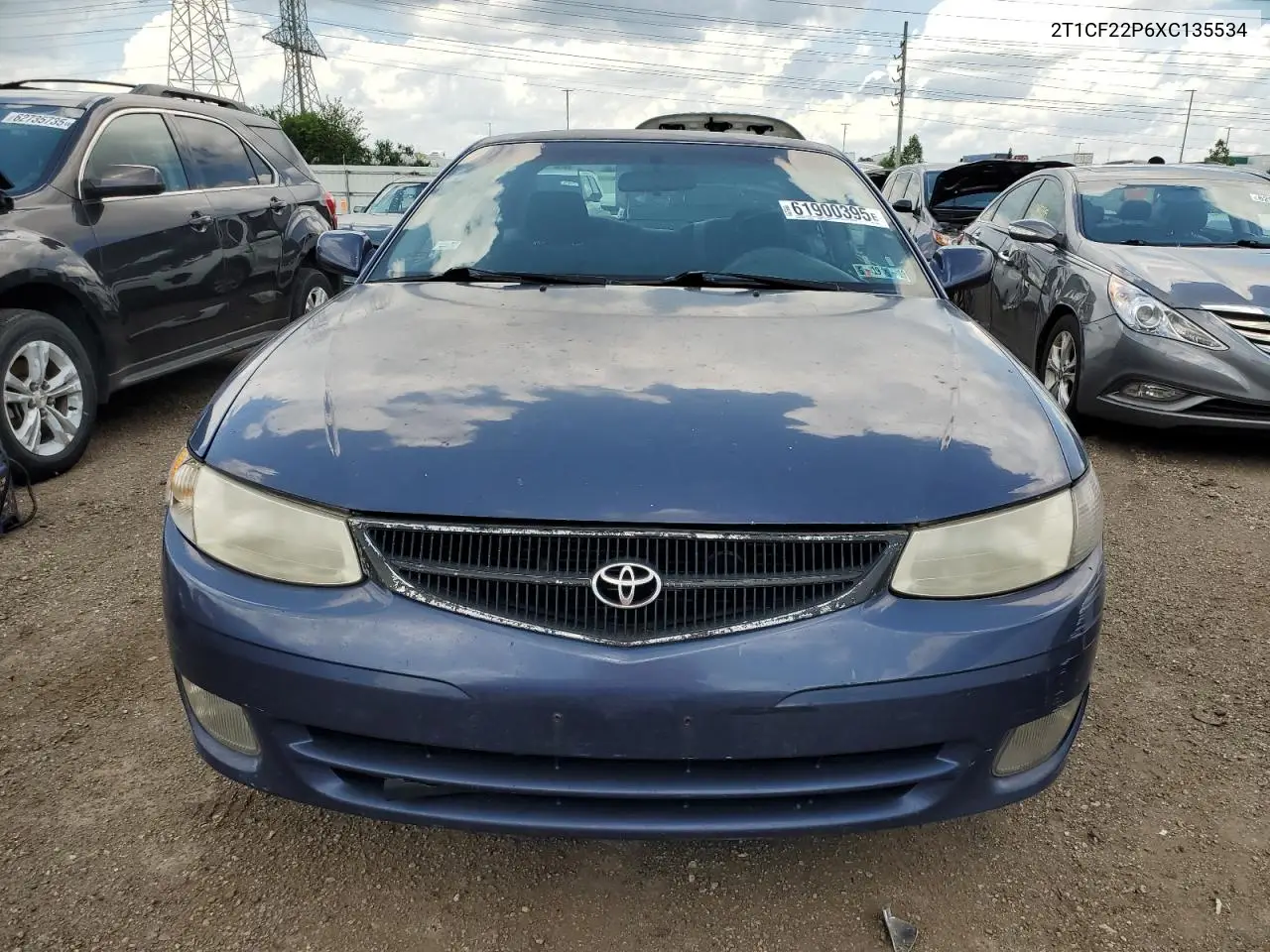 1999 Toyota Camry Solara Se VIN: 2T1CF22P6XC135534 Lot: 61900395