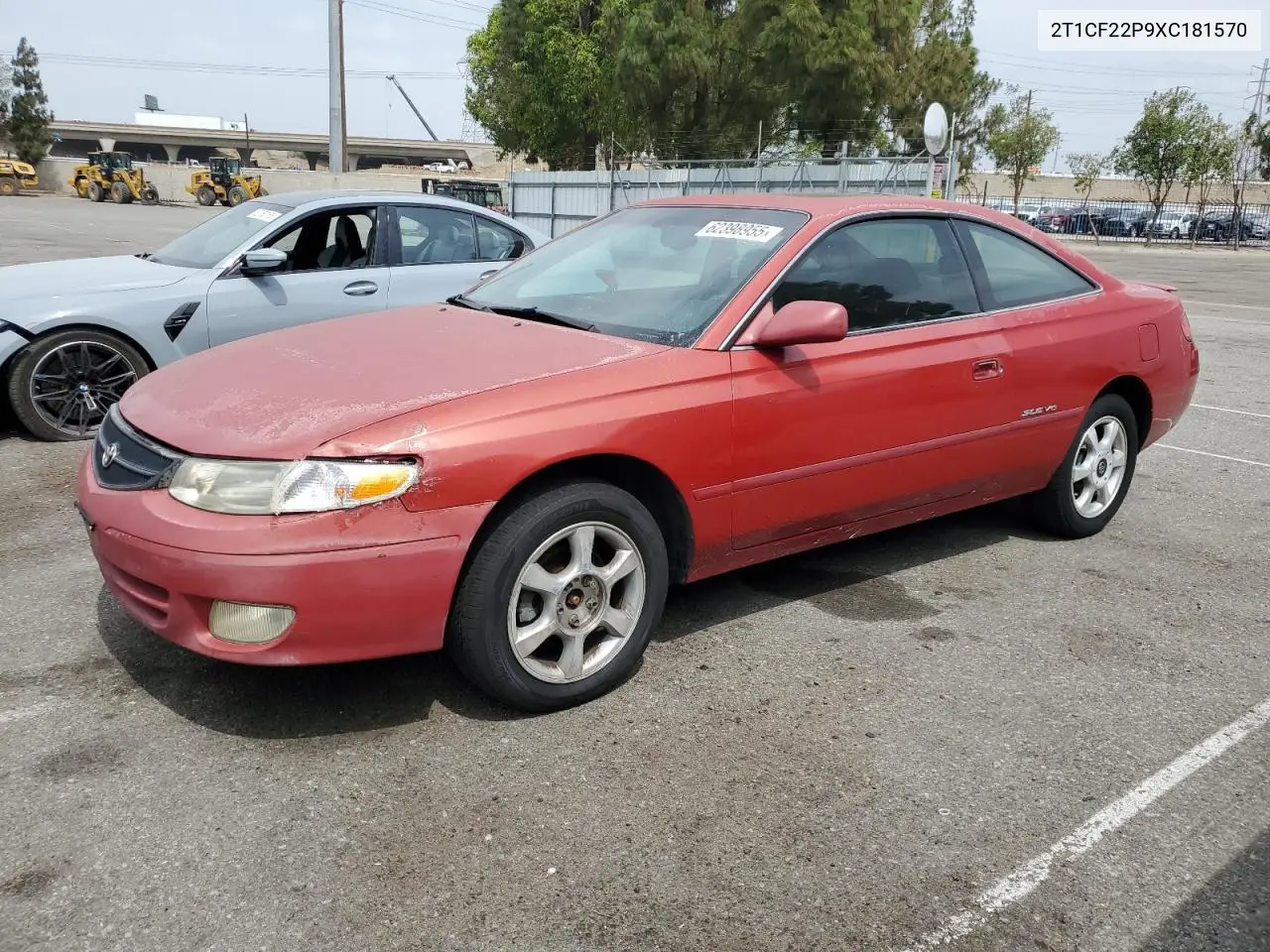 1999 Toyota Camry Solara Se VIN: 2T1CF22P9XC181570 Lot: 62398955