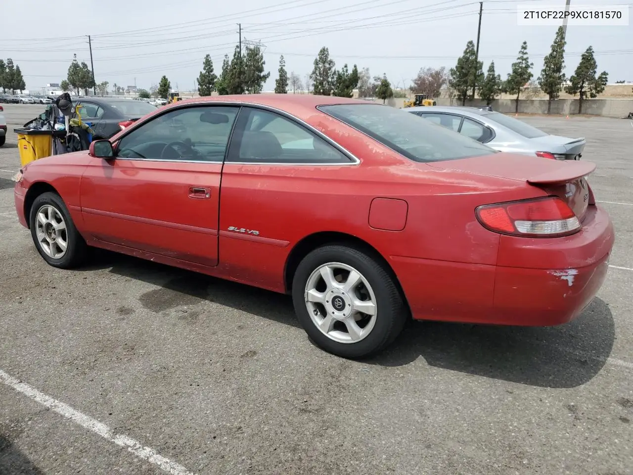 1999 Toyota Camry Solara Se VIN: 2T1CF22P9XC181570 Lot: 62398955