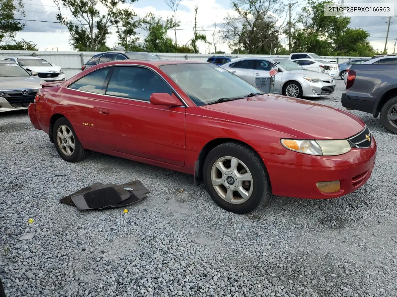 1999 Toyota Camry Solara Se VIN: 2T1CF28P9XC166963 Lot: 62456305