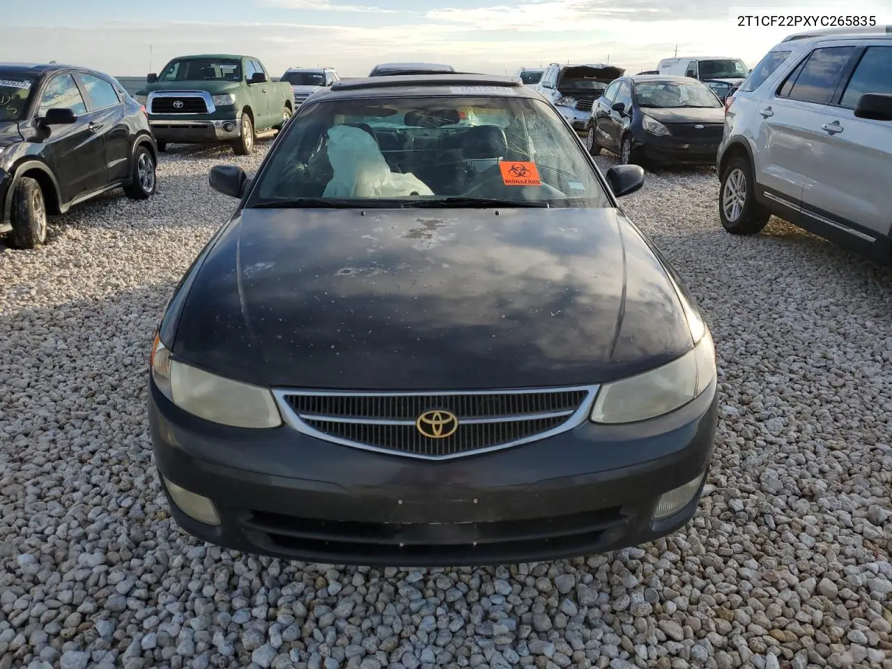 2000 Toyota Camry Solara Se VIN: 2T1CF22PXYC265835 Lot: 37592254