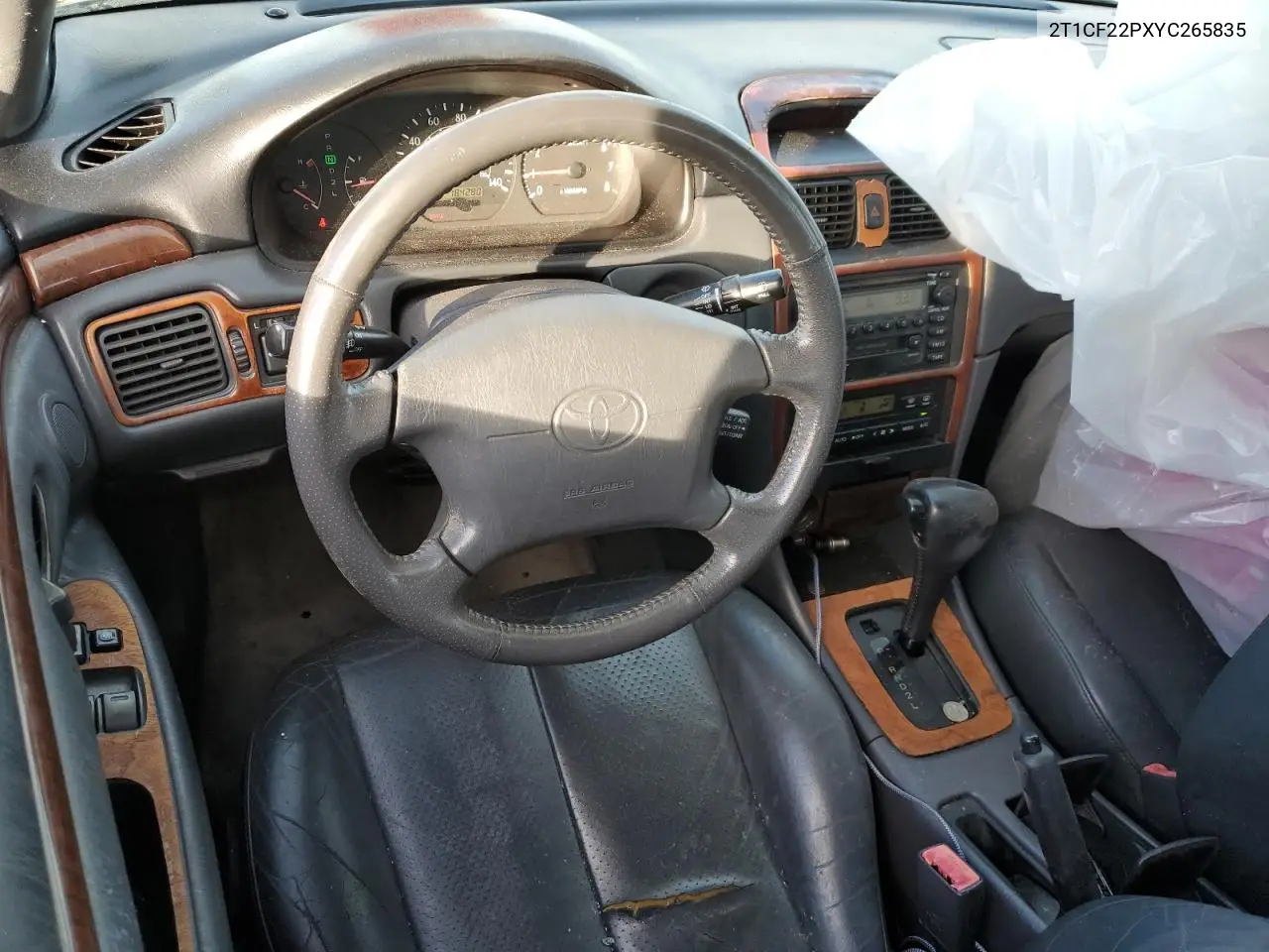 2000 Toyota Camry Solara Se VIN: 2T1CF22PXYC265835 Lot: 37592254
