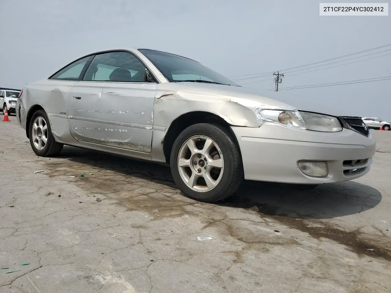 2000 Toyota Camry Solara Se VIN: 2T1CF22P4YC302412 Lot: 60556235