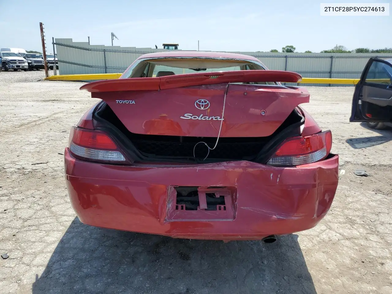 2000 Toyota Camry Solara Se VIN: 2T1CF28P5YC274613 Lot: 60915435